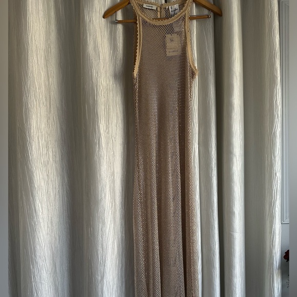 Sandro long shimmery mesh dress. Size UK 40. US medium. - Picture 4 of 4